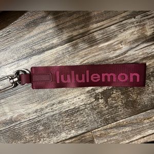 Lululemon never lost keychain